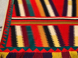 1890’s-1900’s Antique German Town Navajo Rug.   4’4”x 6’5” SOLD