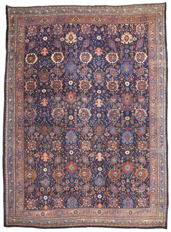 1890’s Antique Persian Bijar   11’6”x 16’1”