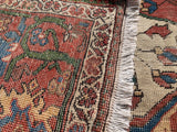 1890's Antique Persian Hand Knotted Ferahan Oriental Rug. 4’3”x 6’9”               SOLD