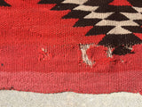 1890’s Early Transitional Late Classical Navajo Rug   5’x 7’10”