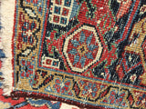 Old Persian Hand-Knotted Gorevan Heriz Oriental Carpet  9’x 11’7”       SOLD
