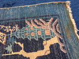 Antique Chinese Peking Oriental Rug.  SOLD 10’x 13’6”