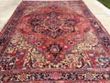 Antique Persian Heriz Oriental Carpet  9’3”x 12’7”     SOLD