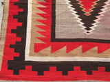 Antique Navajo Rug Large Size 4’4”x 8’1”  SOLD