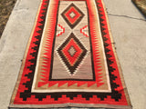 Antique Navajo Rug Large Size 4’4”x 8’1”  SOLD