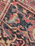 Antique Persian Heriz Oriental Carpet  9’3”x 12’7”     SOLD