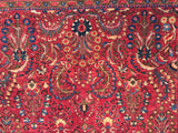 Antique Persian Sarouk Oriental Rug   3’11”x 6’3”