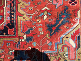 Antique Persian Heriz Oriental Carpet  9’3”x 12’7”     SOLD