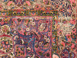Antique Persian Yazd Oriental Carpet.  10’3”x 15’