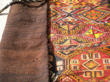 Semi-Antique Turkish Grain Bag Rug From The 1940's