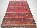 Antique Caucasian Verneh Textile Rug