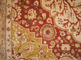 New Pakistan Hand-woven Antique Reproduction of a 19th Century Persian Tabriz Carpet   9'x 11'8"