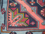 Semi-Antique Hand-Woven Caucasian Soumak Sumac Rug   6'8"x 12'9"