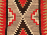 Antique Navajo Rug Large Size 4’4”x 8’1”  SOLD