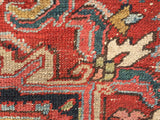Antique Persian Hand-Knotted Heriz Oriental Carpet 8’x 12’ SOLD