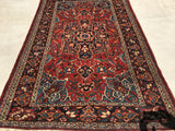 Antique Shahr-Kurd Bakhtiari Oriental Rug.   4’7”x 6’11”