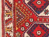 Antique-Vintage Turkish Bergama Village Rug Circa 1940's       4'10"x 6'9"  SOLD