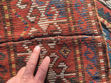 Late 1800's Antique Caucasian Tribal Rug       3'9"x 7'5"  Sold