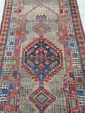 Antique Hand-Knotted Persian Serab Camel Hair Runner    SOLD