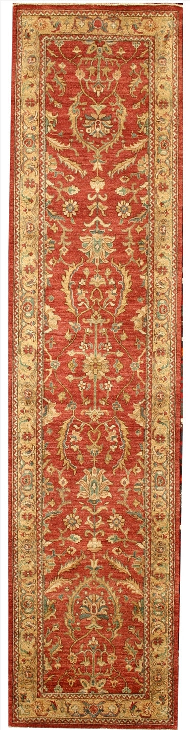 New Pakistan Hand-woven Antique Reproduction of a 19th Century Persian Runner Rug  2'8
