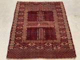 1890’s Antique Hand Knotted Tekke Ensi Turkoman Oriental Rug SOLD