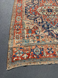 Antique 1900’s Heriz Oriental Rug 8’10”x 11’8” SOLD