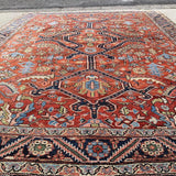 1920’s Antique Persian Gorevan Heriz Oriental Rug 8’6”x 10’9” SOLD
