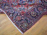 Antique Hand Knotted Persian Heriz Oriental Rug 12’x 15’6”