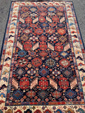 New Afghanistan Hand Knotted Antique Recreation Of Khamseh Tribal Oriental Rug 5’2”x 8’1”  SOLD