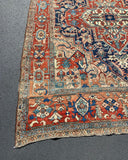 Antique 1900’s Heriz Oriental Rug 8’10”x 11’8” SOLD