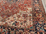 1900’s Antique Persian Heriz Oriental Rug 9’7”x 12’9” SOLD