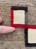Antique Crystal Navajo Rug 4’2”x6’4” SOLD
