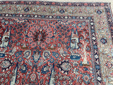 Antique Persian Kashan Oriental Rug 4’7”x 6’6”