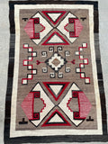 Antique Crystal Navajo Rug 4’2”x6’4” SOLD