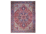 Antique Hand Knotted Persian Heriz Oriental Rug 12’x 15’6”