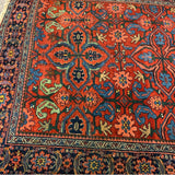 Antique Persian Bidjar Oriental Rug 4’6”x 6’