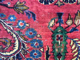 Antique Hand-Knotted Persian Sarouq Sarouk Oriental Carpet  12'4"x 23'8"