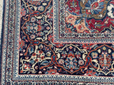 Antique Persian Kashan 4’2”x 6’9”
