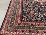 New Hand Knotted Antique Recreation Of 19th Century Ghashghai.  SOLD
