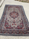 Antique Persian Kashan 4’2”x 6’9”