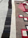 Antique Crystal Navajo Rug 4’2”x6’4” SOLD