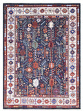 New Afghanistan Hand Knotted Antique Recreation Of 19th Century Persian Ghashghai 9’x 12’