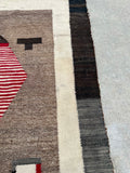 Antique Crystal Navajo Rug 4’2”x6’4” SOLD