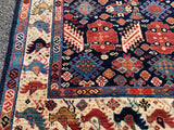 New Afghanistan Hand Knotted Antique Recreation Of Khamseh Tribal Oriental Rug 5’2”x 8’1”  SOLD