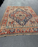 Antique 1900’s Heriz Oriental Rug 8’10”x 11’8” SOLD