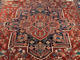 1900’s Antique Persian Heriz Oriental Rug 9’7”x 12’9” SOLD