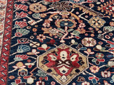 New Hand Knotted Antique Recreation Of 19th Century Ghashghai.  SOLD