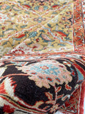 Woven Legends Turkish Hand Knotted Antique Recreation of 19th Century Persian Design. 7’8”x 8’3”