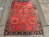 Antique Mohajeran Persian Sarouk   4'2"X 6'1"  SOLD