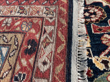 New Hand Knotted Antique Recreation Of 19th Century Ghashghai.  SOLD